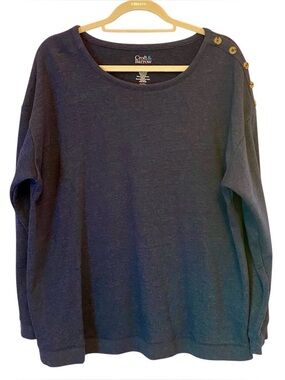 Croft & Barrow crew neck 1X